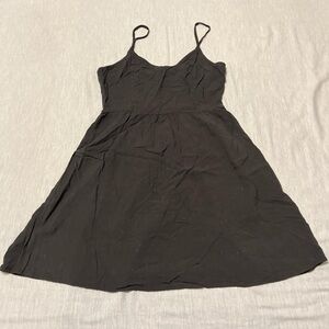 H&M Black Spaghetti Strap Mini Dress